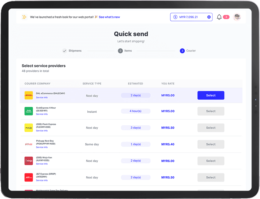 Fastest delivery with Delyva - use Delyva for the best and fastest delivery and courier service companies